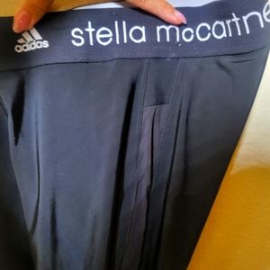 Adidas×Stella McCartney collab leggings mesh side and zipper
